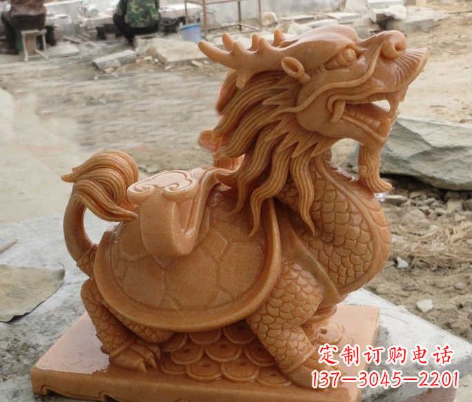 内江石雕招财龙龟