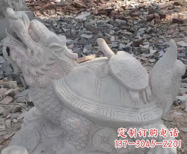 内江石雕招财神兽龙龟