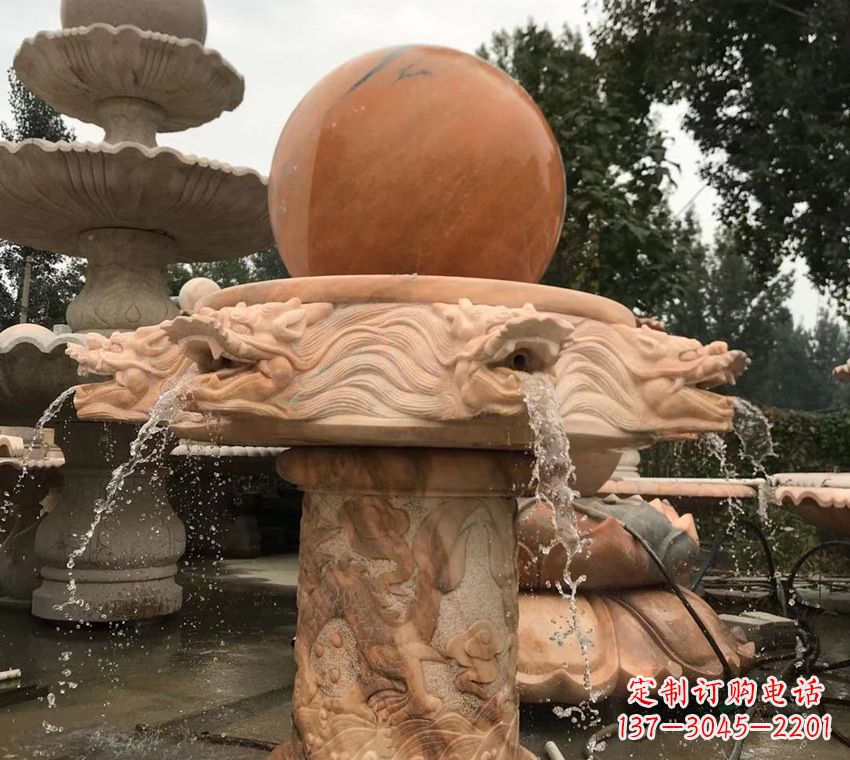 内江石雕自然流水喷泉