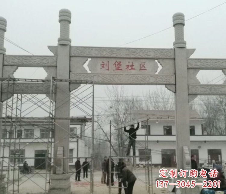 内江石牌坊道路石雕