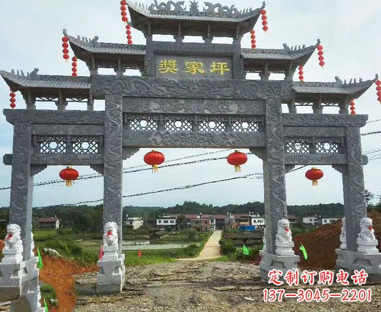 内江石牌坊石雕