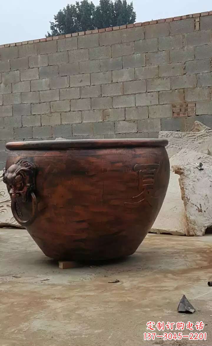 内江水缸铜雕
