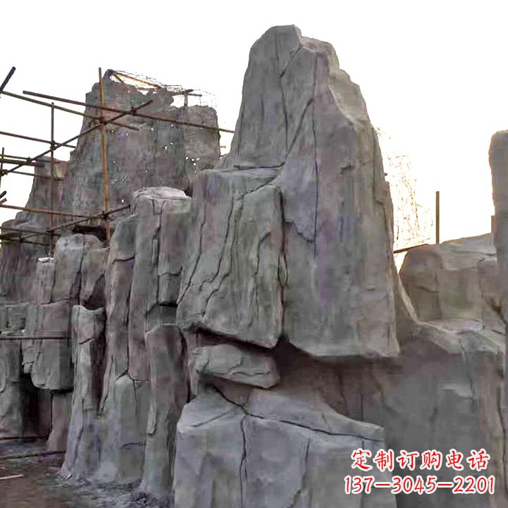 内江水泥塑石假山雕塑