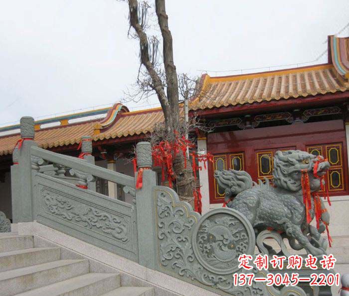 内江寺庙景观仿古石栏板