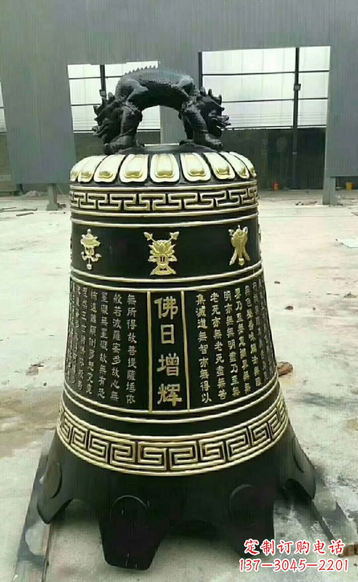内江寺庙铜钟雕塑 (6)