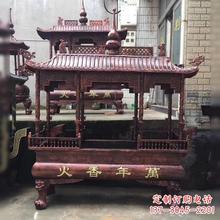 内江寺庙香火香炉雕塑