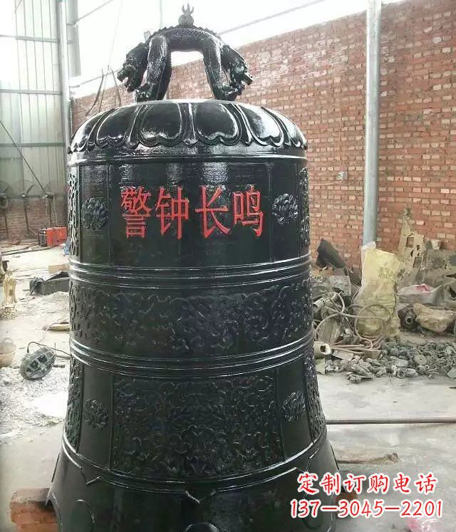 内江寺庙铸铜钟铜雕 (4)