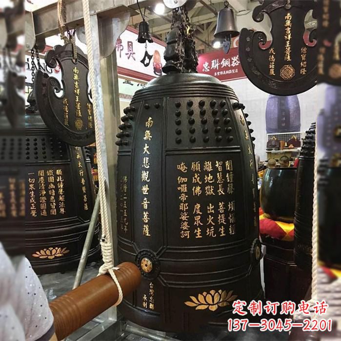 内江寺院挂钟铜雕塑
