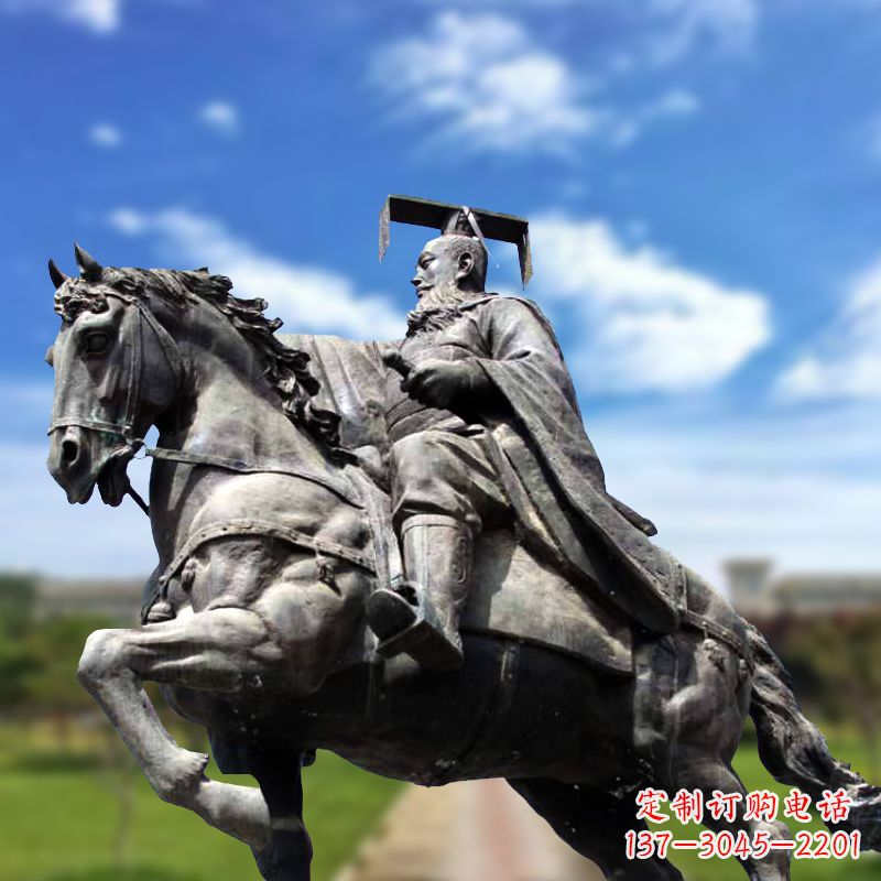 内江隋文帝骑马雕塑