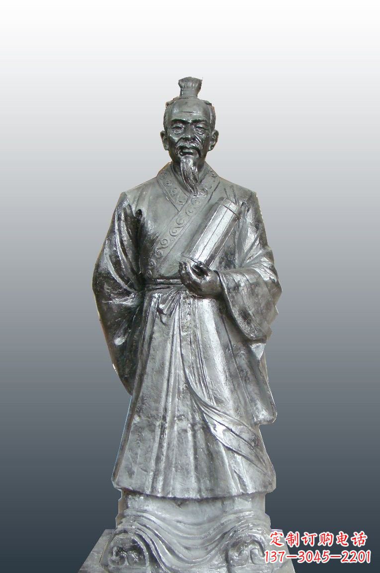 内江铜雕扁鹊古代名医雕塑