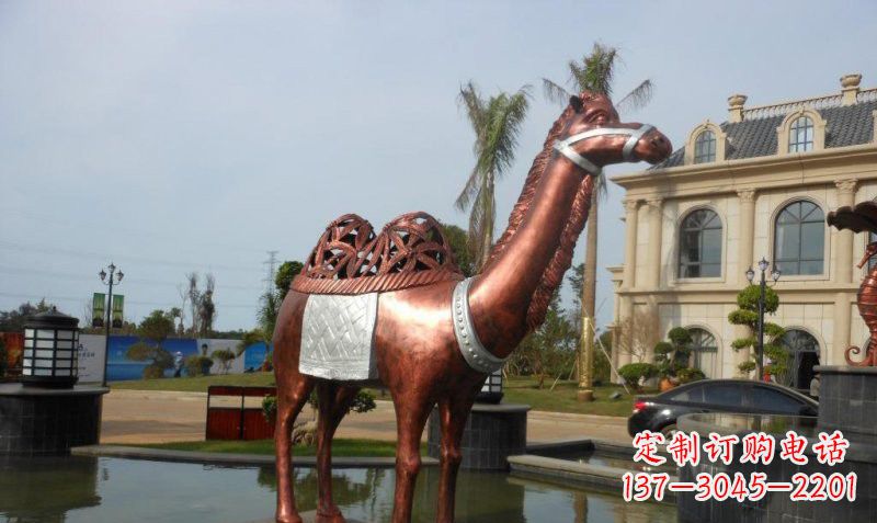 内江铜雕抽象骆驼