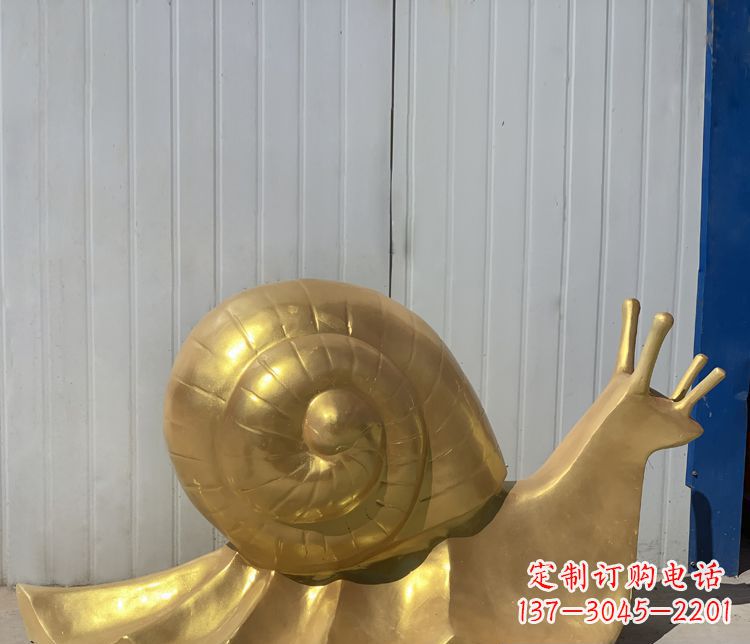 内江铜雕创意蜗牛雕塑