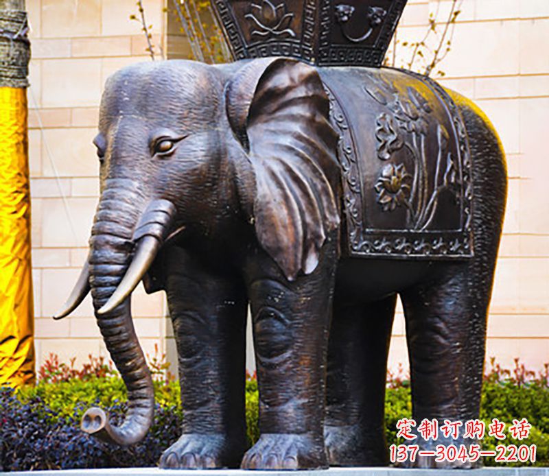 内江铜雕大象