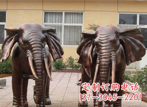 内江铜雕大象222