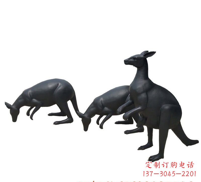 内江铜雕袋鼠雕塑