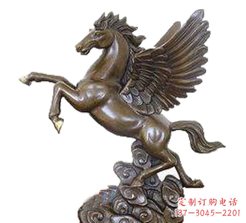 内江铜雕飞黄腾达飞马