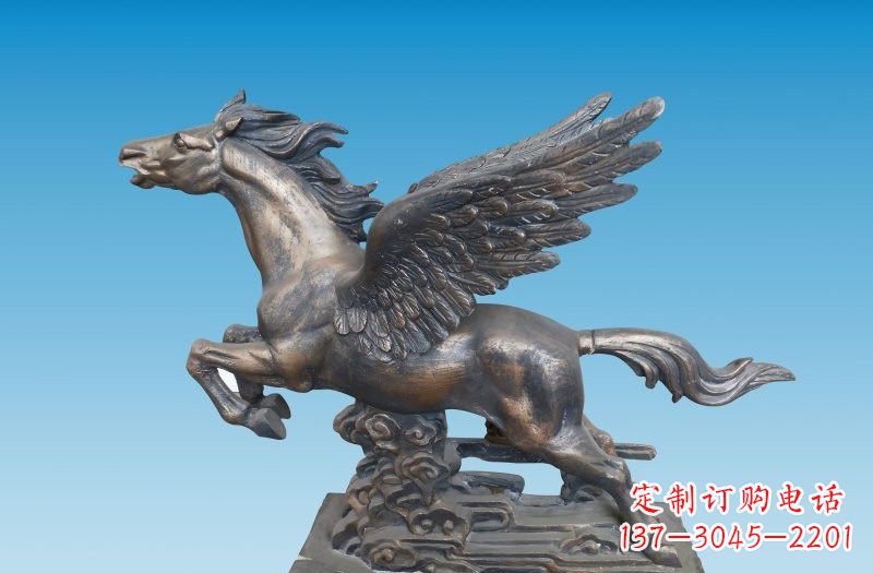 内江铜雕飞马222