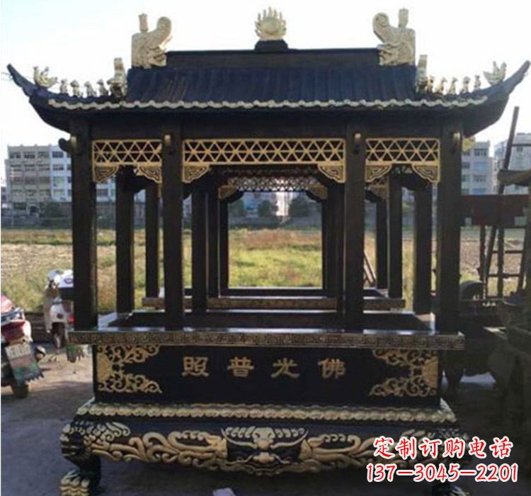 内江铜雕佛光普照香炉