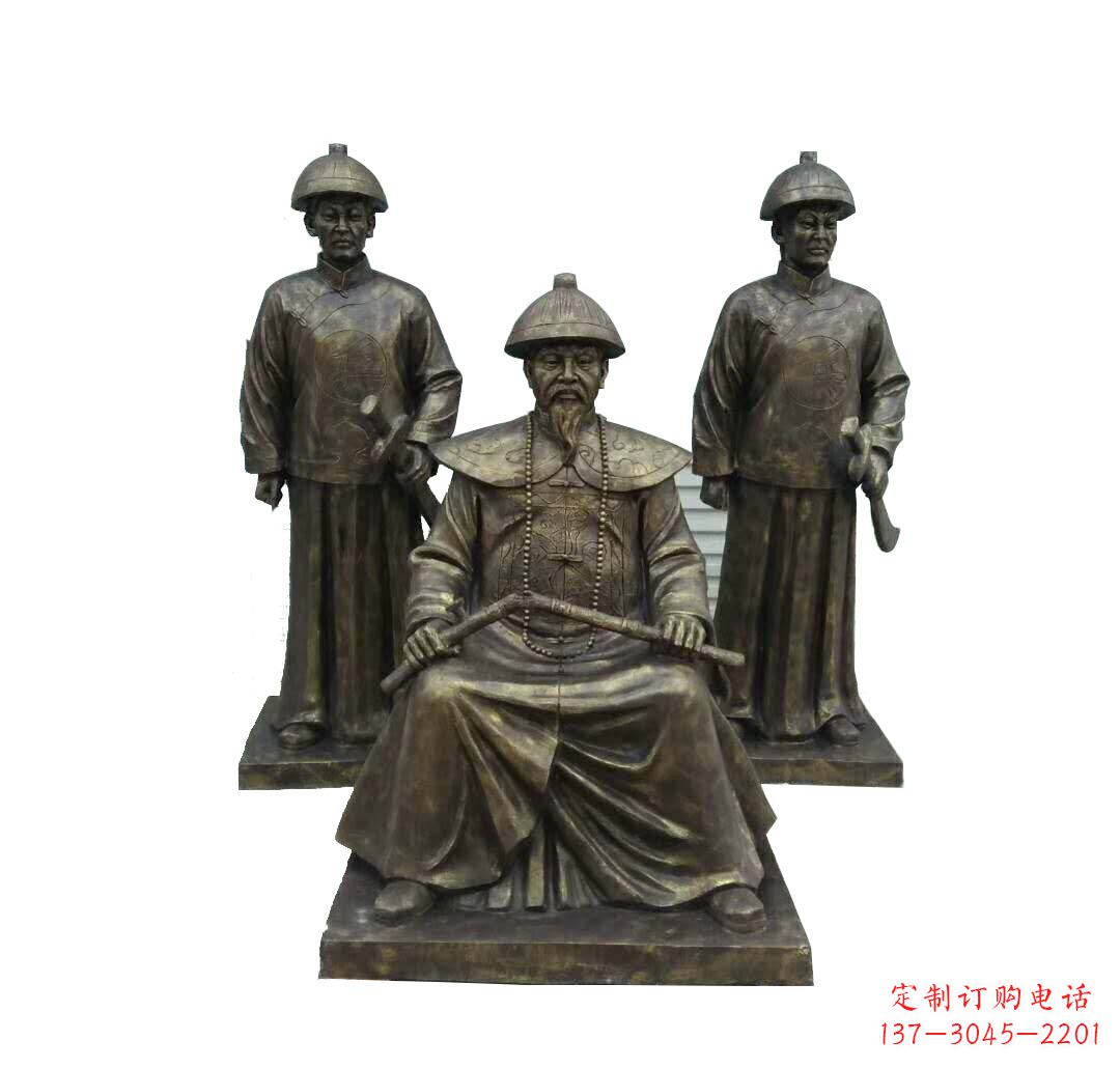 内江铜雕古代名人林则徐