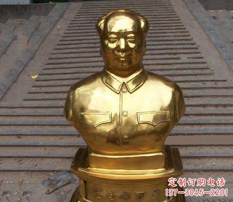 内江铜雕广场伟人雕塑摆件