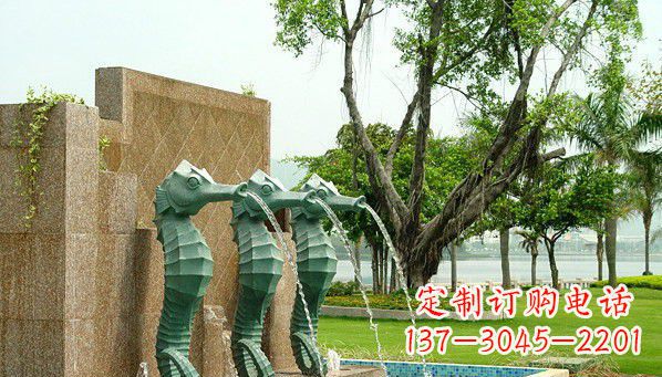 内江铜雕海马雕塑