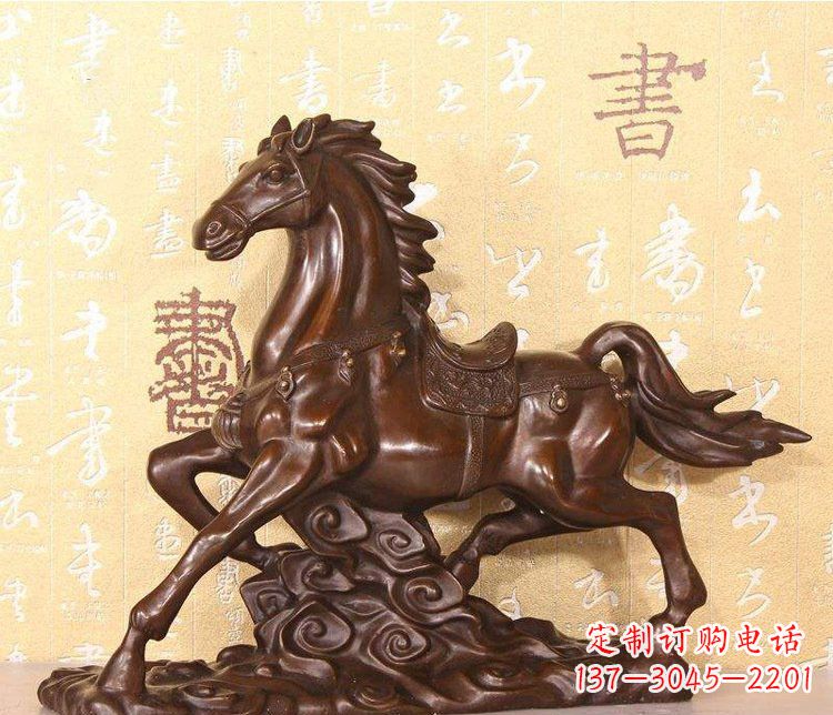 内江铜雕户外园林动物马雕塑