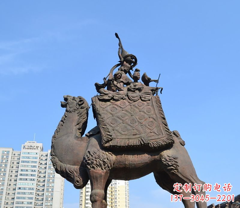 内江铜雕骆驼
