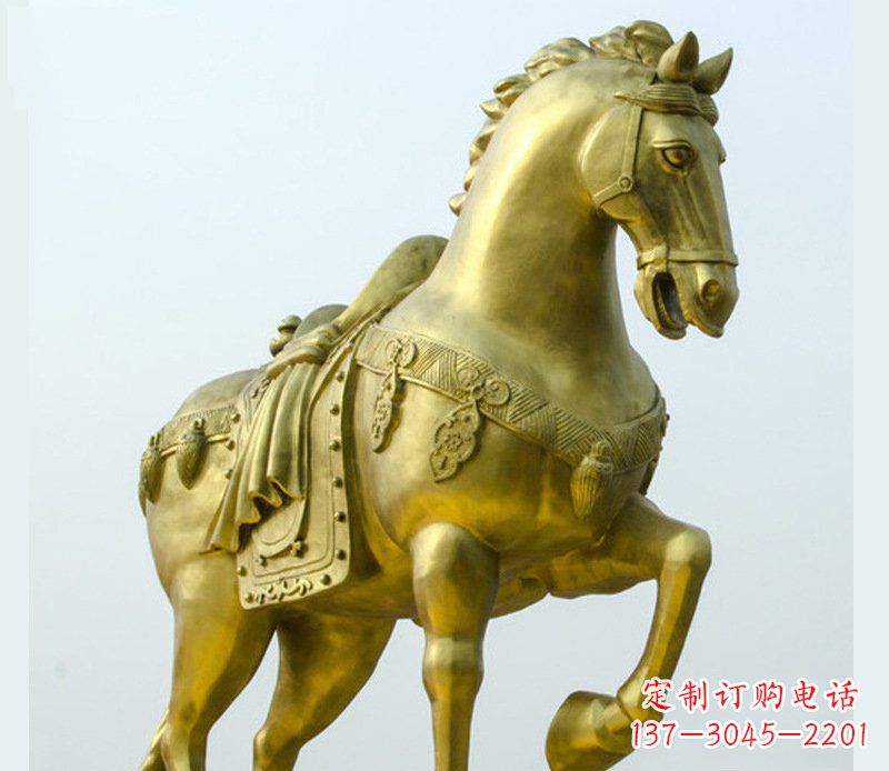 内江铜雕商场招财动物马雕塑