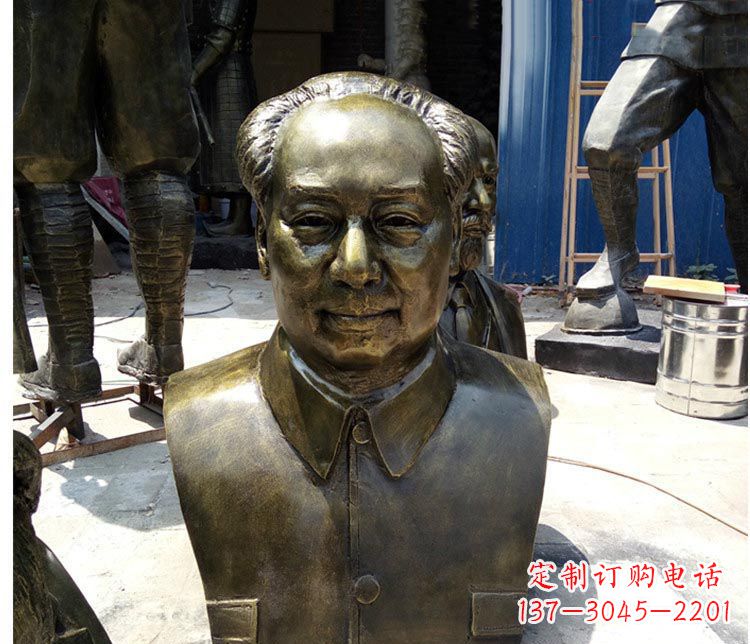 内江铜雕伟人毛主席胸像
