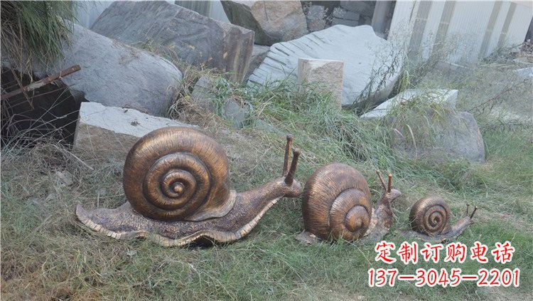 内江铜雕蜗牛