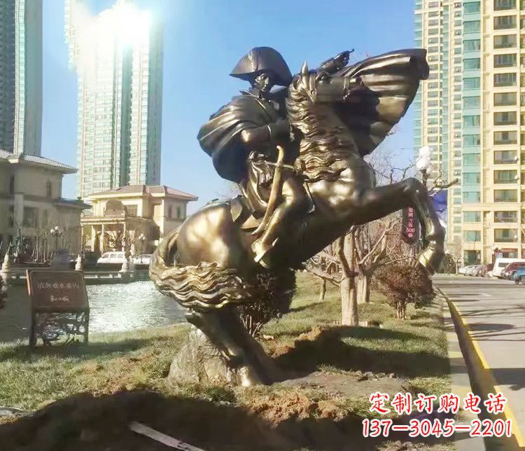 内江铜雕西方骑马雕塑人物
