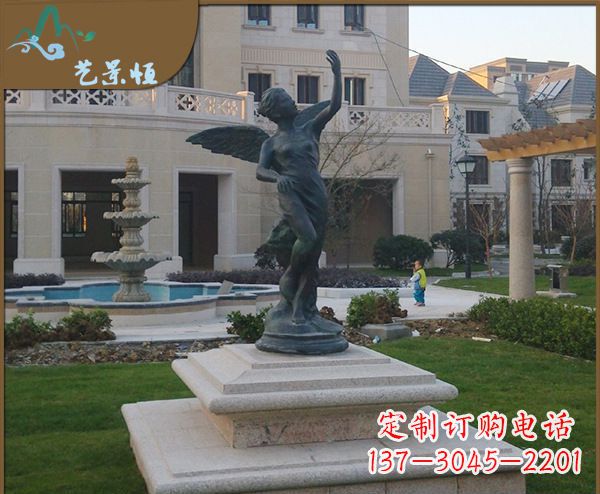 内江铜雕西方天使人物雕塑1