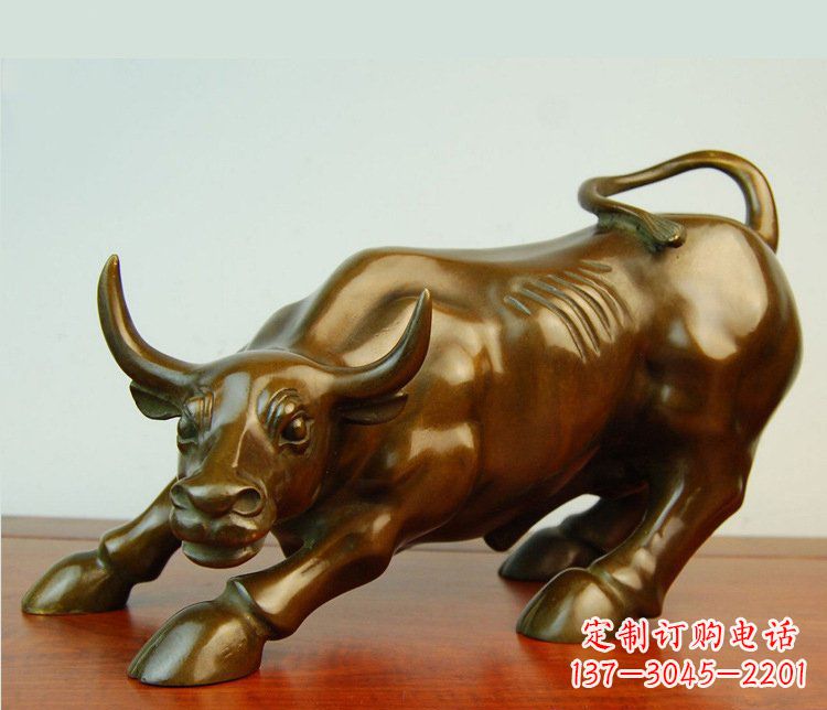 内江铜雕小区动物牛摆件