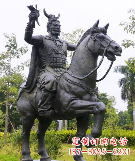 内江铜雕炎帝骑马