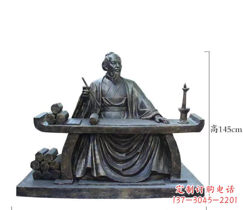 内江铜雕张仲景人物