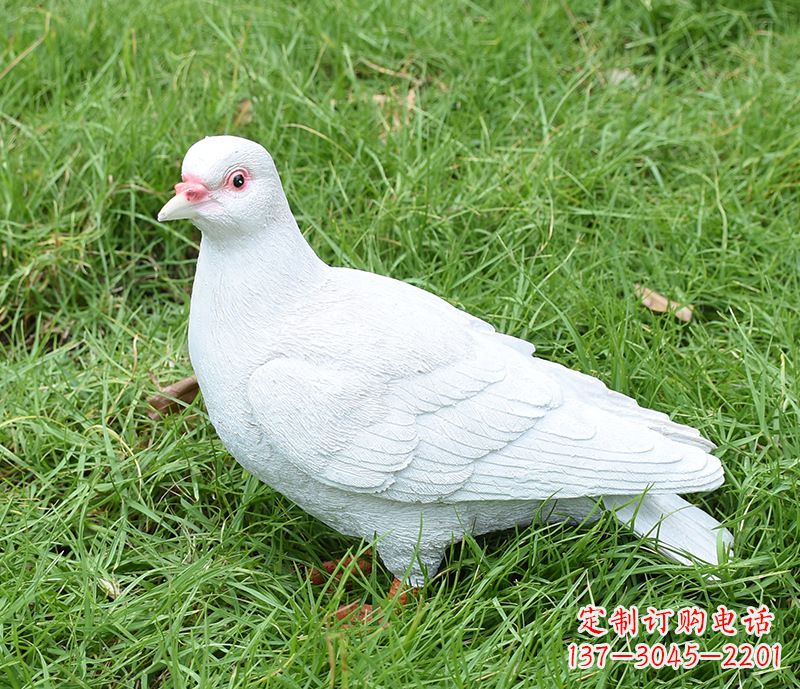 内江潍坊和平鸽雕塑女孩