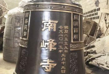 内江定制南峰寺铜钟，打造精致宗教雕塑