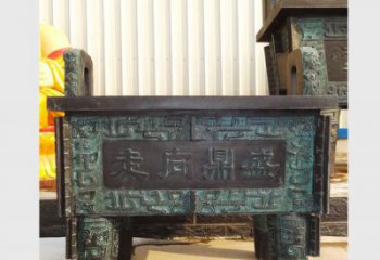 内江青铜香炉雕塑，传承中国文化