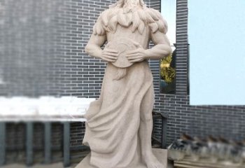 内江手工雕刻伏羲石雕塑像