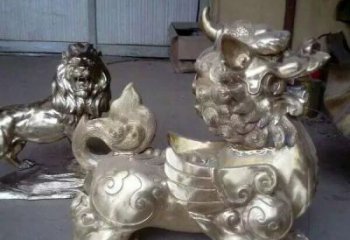 内江中领雕塑：貔貅铜雕精致雕塑