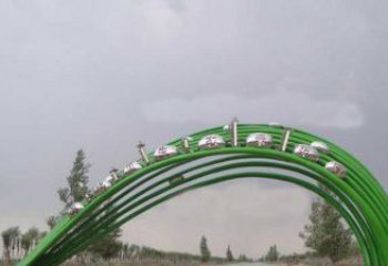 内江中领雕塑|不锈钢拱门雕塑