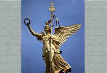 内江优雅的胜利女神铜雕