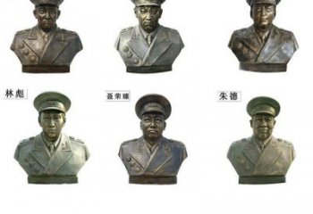 内江近代名人铜雕头像雕塑