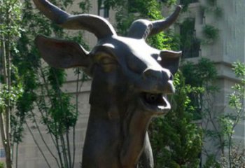 内江十二生肖铜雕羊首饰
