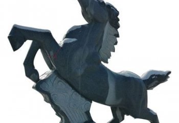 内江中领雕塑的高精度石质马雕塑，是由于其精美…
