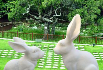 内江中领雕塑定制独特的兔子雕塑