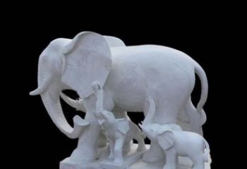 内江中领雕塑：定制真实写实的大象雕塑