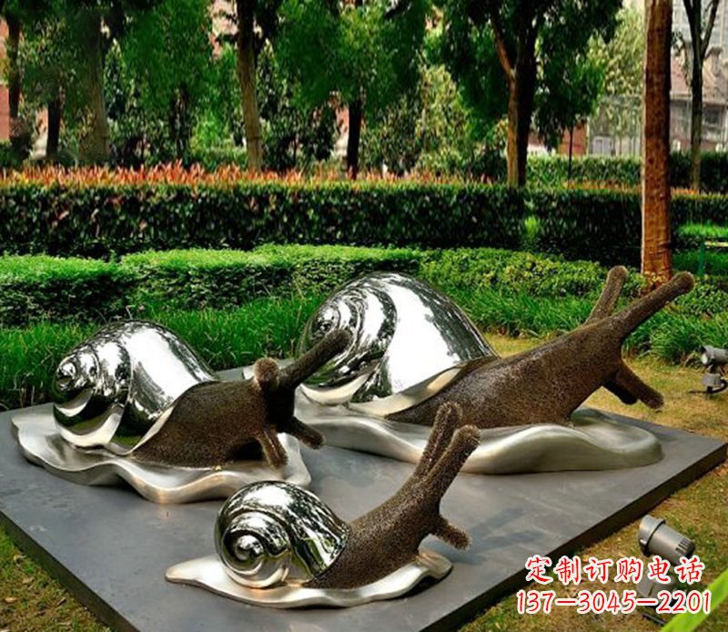 内江蜗牛雕塑不锈钢