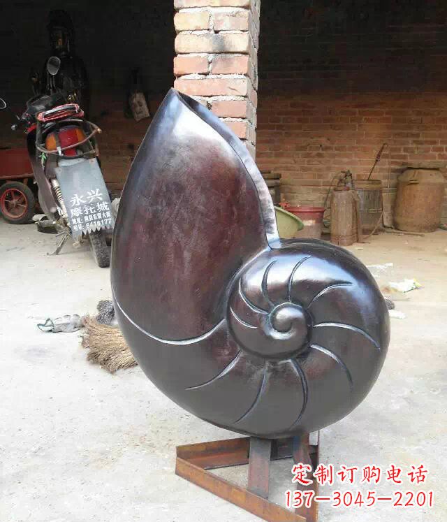 内江蜗牛公园景观动物铜雕