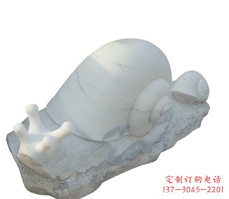 内江蜗牛石雕公园动物摆件